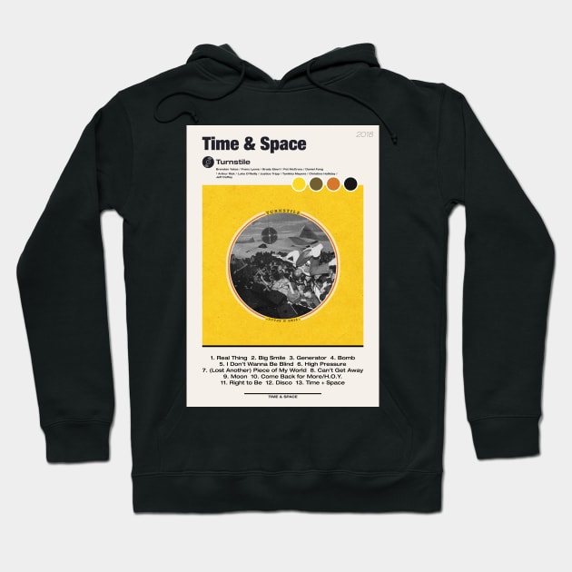 TIME & SPACE ✅ Turnstile tracklist & poster Hoodie by reyboot